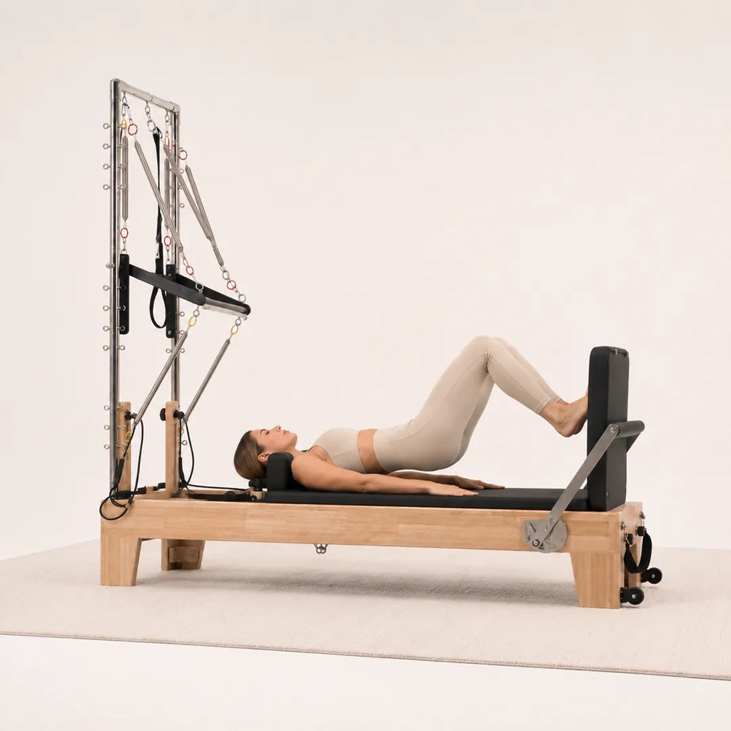 Reformer Tour Alta | 2-en-1 avec Tour en Bois de Chêne