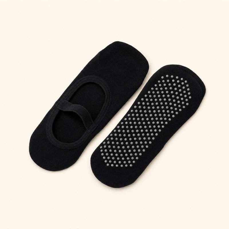 Chaussettes antidérapantes Sola | Noir