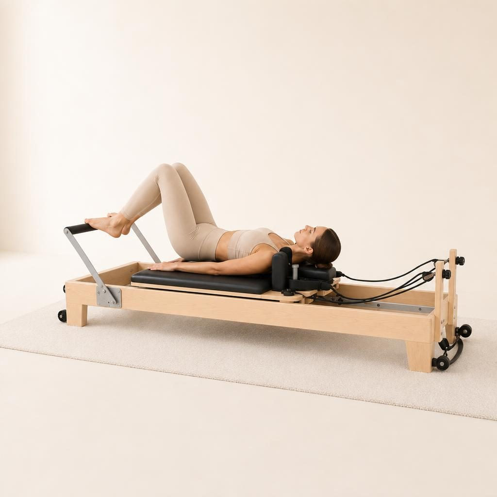 Séance de footwork sur le Reformer Studio Orin